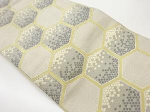 亀甲模様織出し名古屋帯